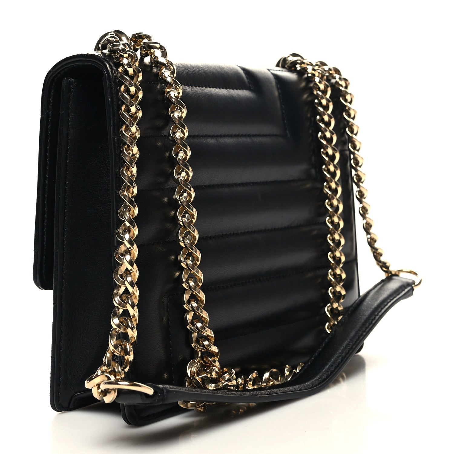 Jimmy Choo Nappa Quilted Avenue Quad Shoulder Bag Black 3 of 10
