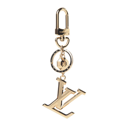 Louis Vuitton LV Facettes Bag Charm Key Holder Gold 1 of 5