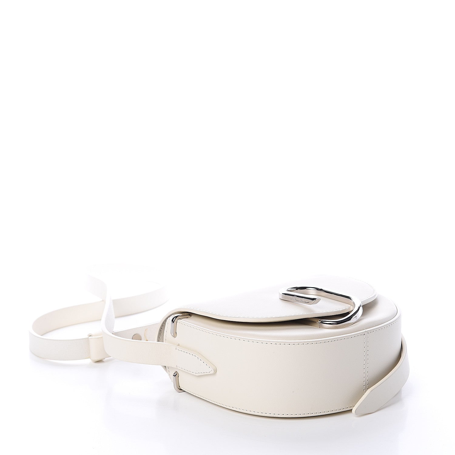 3.1 Phillip Lim 3.1 Calfskin Alix Saddle Crossbody Bag Off White 3 of 8