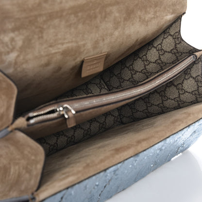 Gucci GG Supreme Monogram Lightning Embroidered Medium Dionysus Shoulder Bag Beige 5 of 7