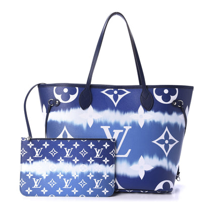 Louis Vuitton Monogram Escale Neverfull MM Blue 1 of 11