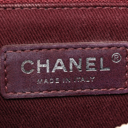 Chanel Caviar Chevron Quilted Small Coco Handle Flap Dark Grey 6 of 14