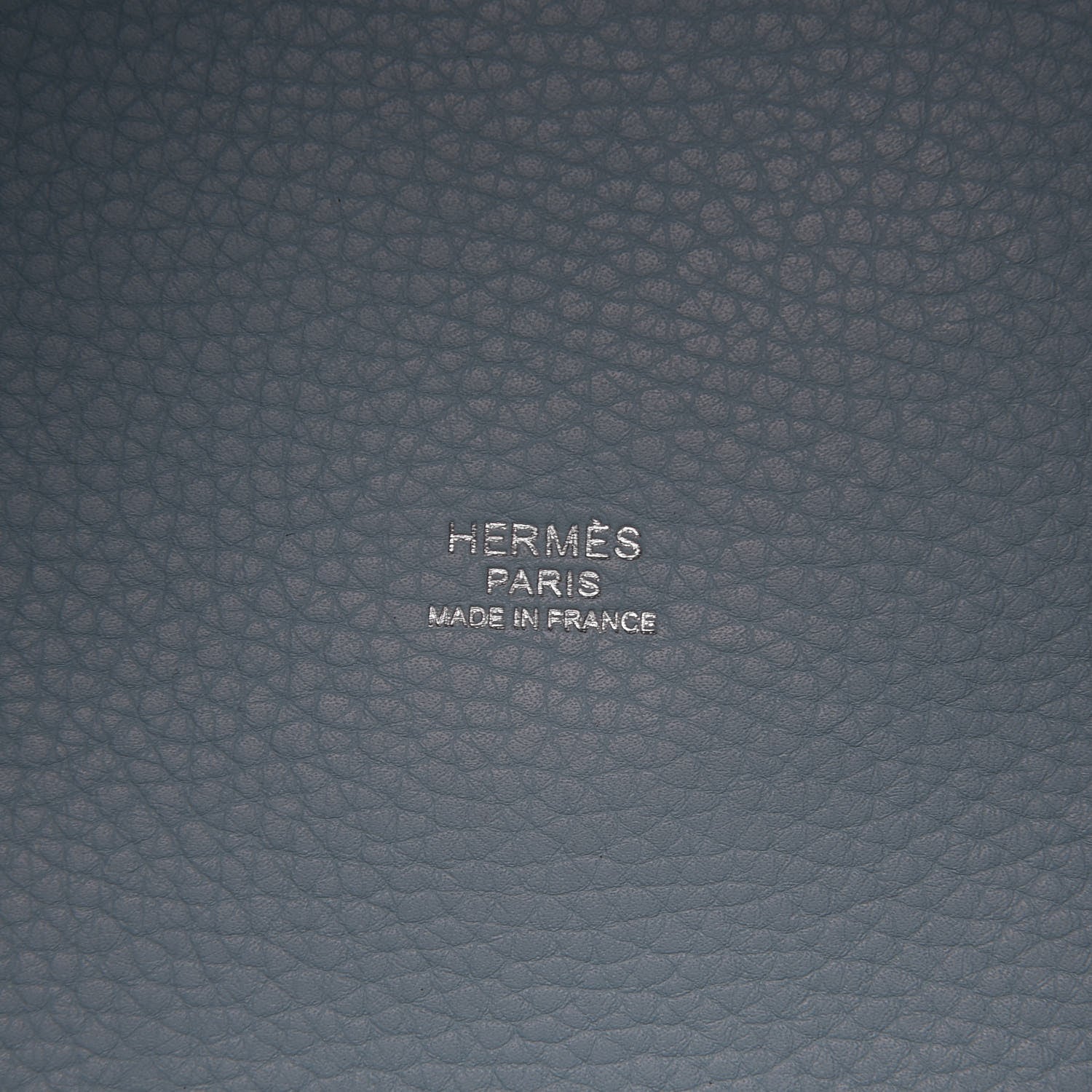 Hermes Taurillon Clemence Picotin 26 GM Bleu Atoll 5 of 7