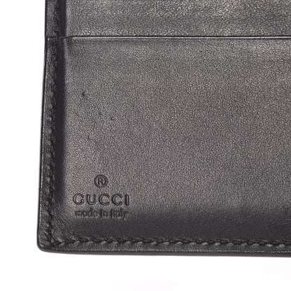 Gucci GG Supreme Monogram Pearl Studded French Wallet Black 6 of 13
