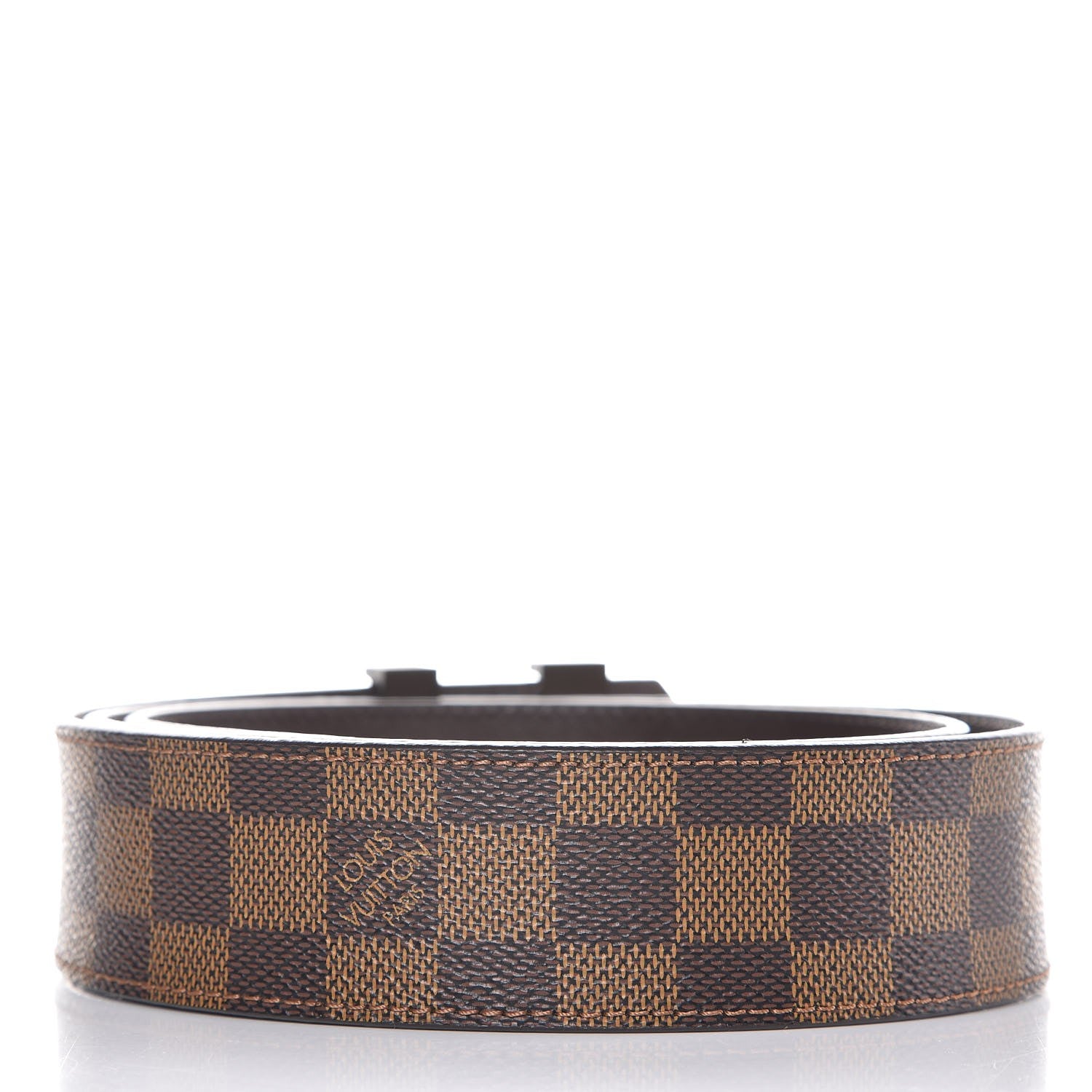 Louis Vuitton Damier Ebene 40mm LV Initiales Belt 95 38 3 of 9