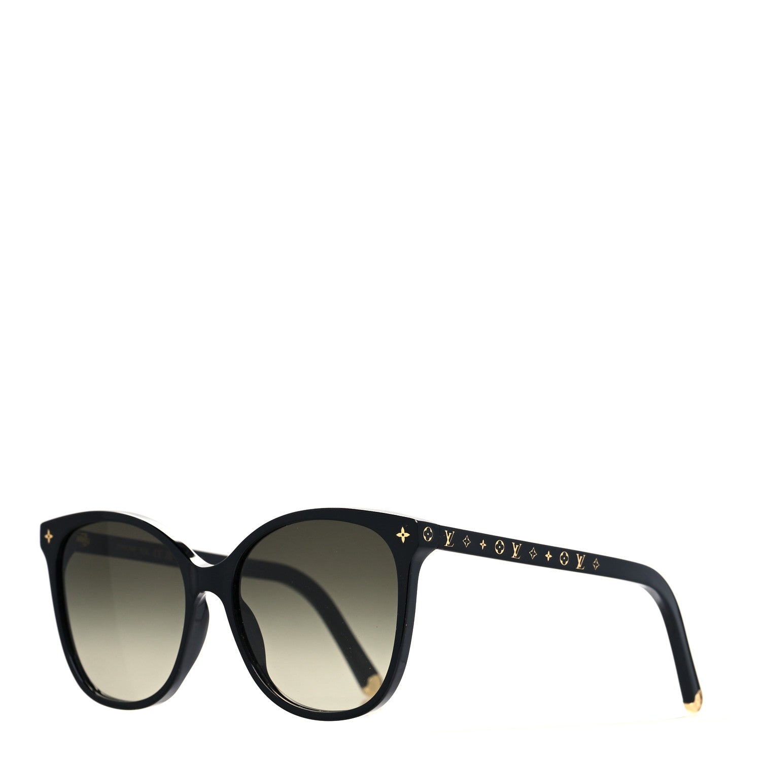Louis Vuitton Acetate My Monogram Light Cat Eye Sunglasses Z1657W Black 1 of 8