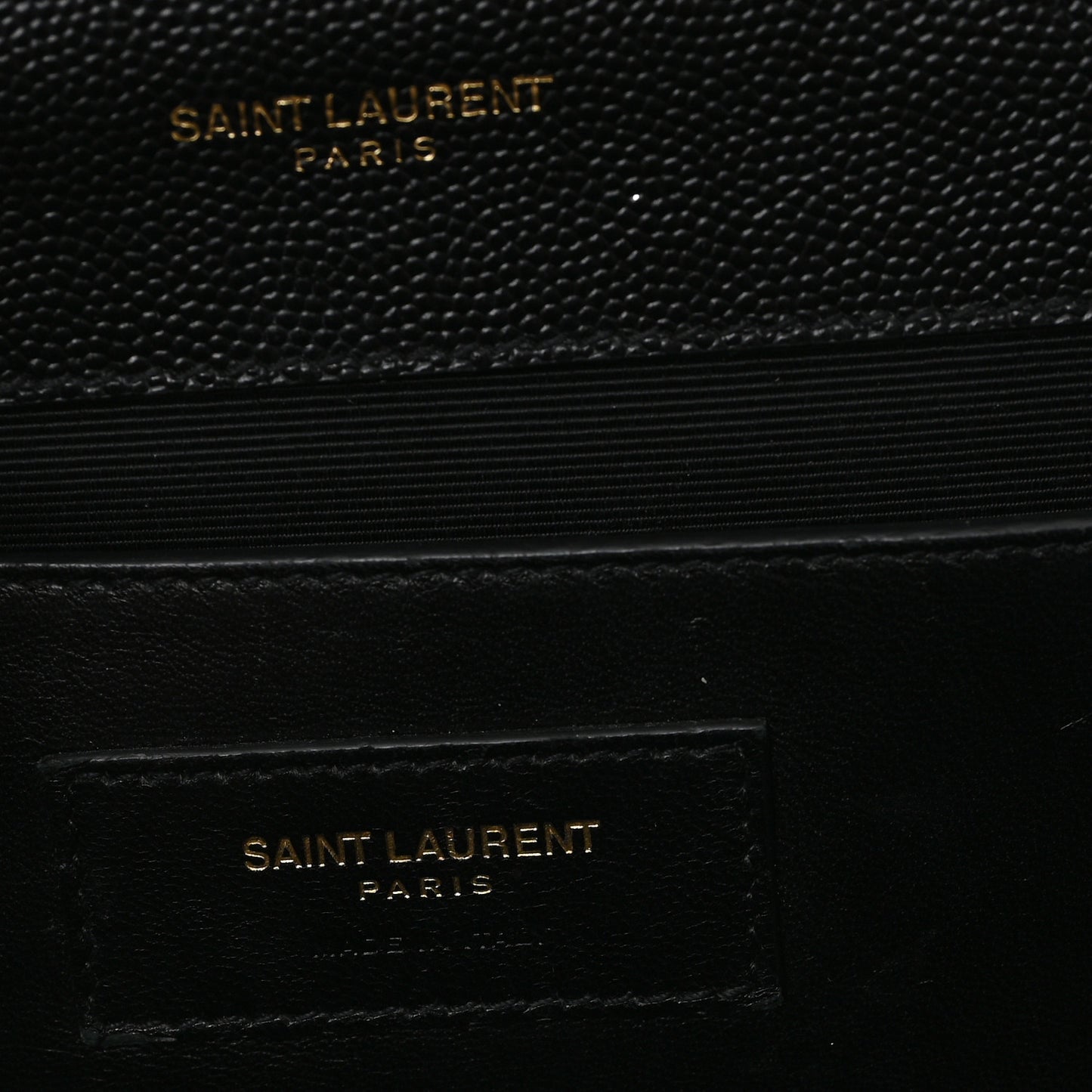 Grain De Poudre Matelasse Chevron Medium Monogram Satchel Black