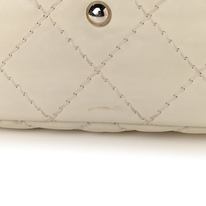 Chanel Calfskin Contrast Stitch Tote Beige 12 of 12