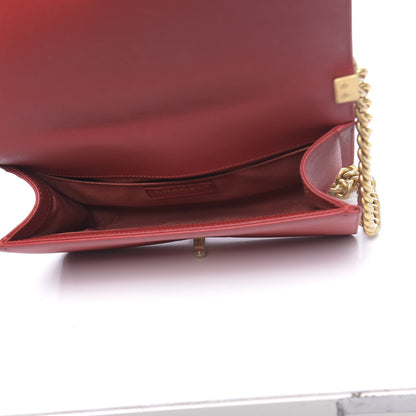 Chanel Caviar Quilted Medium Boy Flap Red 5 of 10
