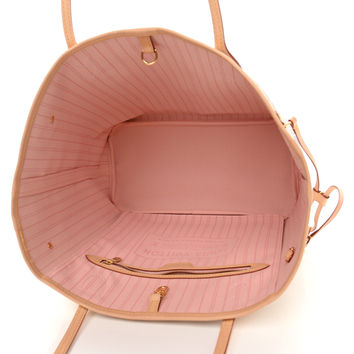 Damier Azur Neo Neverfull MM Rose Ballerine