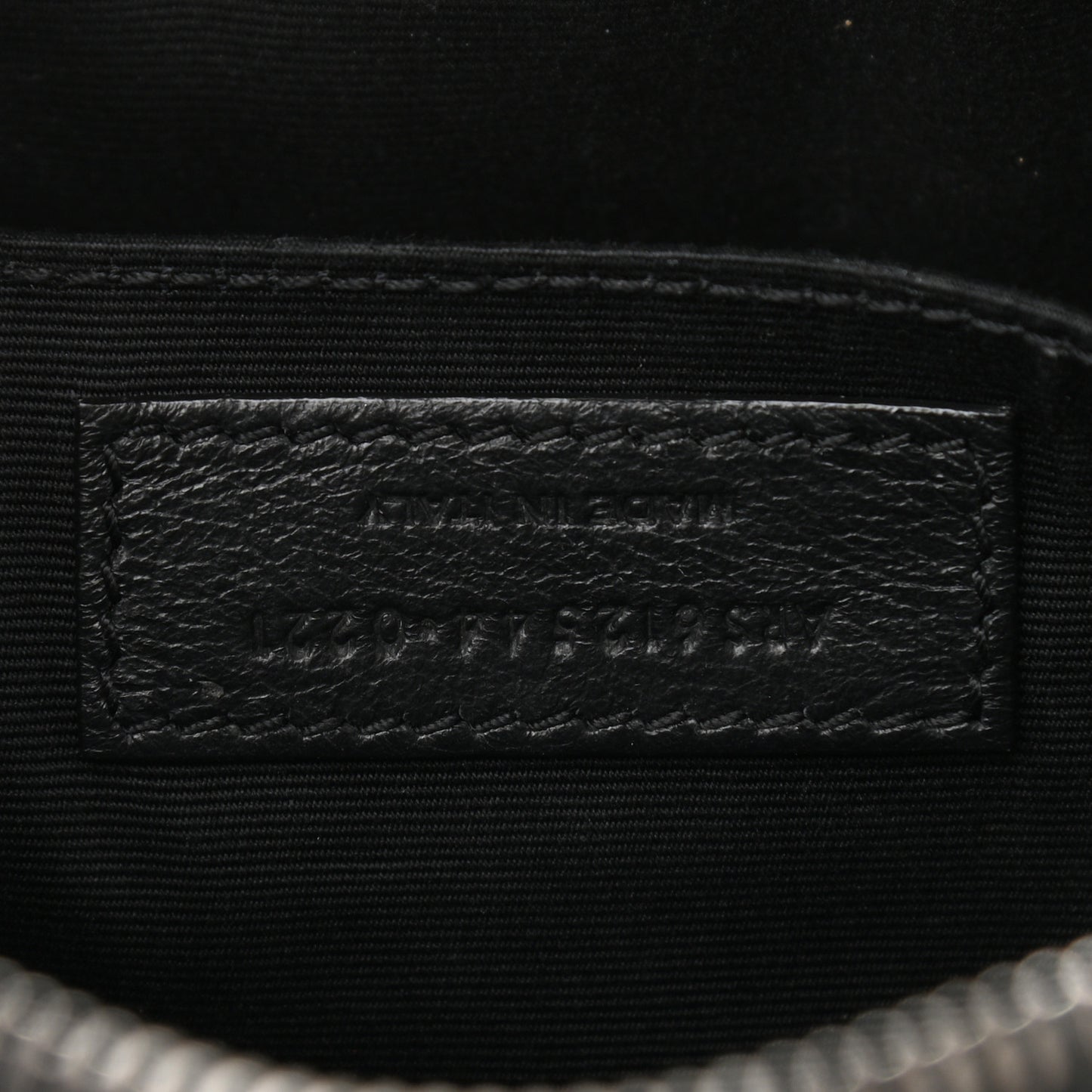 Calfskin Matelasse Monogram Lou Camera Bag Black