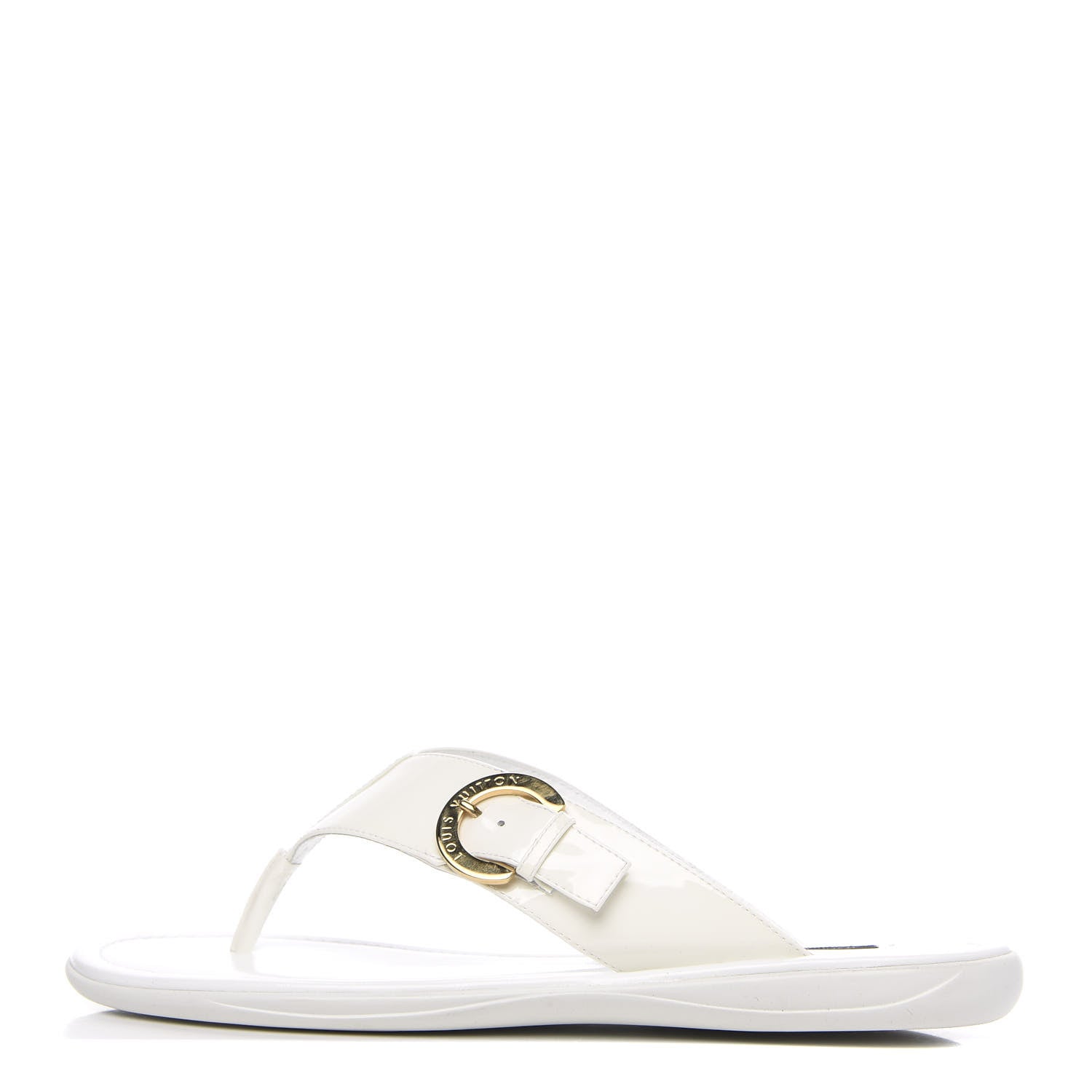 Louis Vuitton Calfskin Kiwi Sandals 40 White 1 of 9