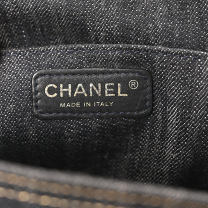 Chanel Denim CC Messenger Bag Blue 6 of 10