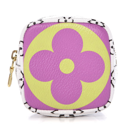 Louis Vuitton Monogram Giant Cube Coin Purse Pink 1 of 8