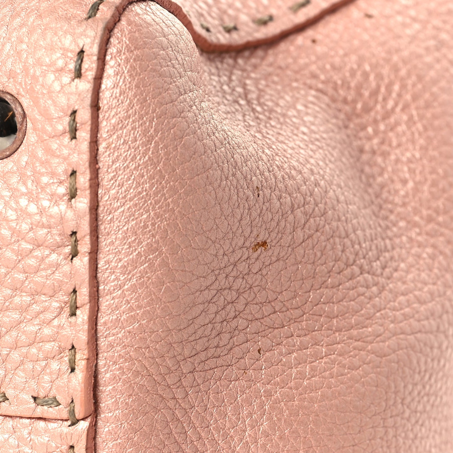 Cuoio Romano Selleria Shoulder Bag Cipria