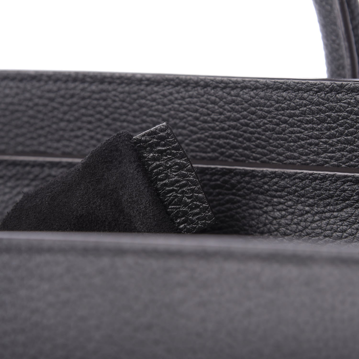 Celine Drummed Calfskin Mini Luggage Black 9 of 10