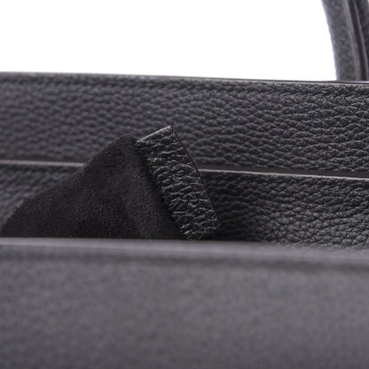 Celine Drummed Calfskin Mini Luggage Black 9 of 10