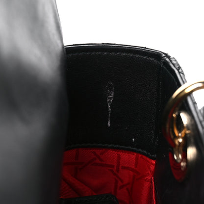 Christian Dior Lambskin Cannage Small Lucky Badges My Lady Dior Black 16 of 17