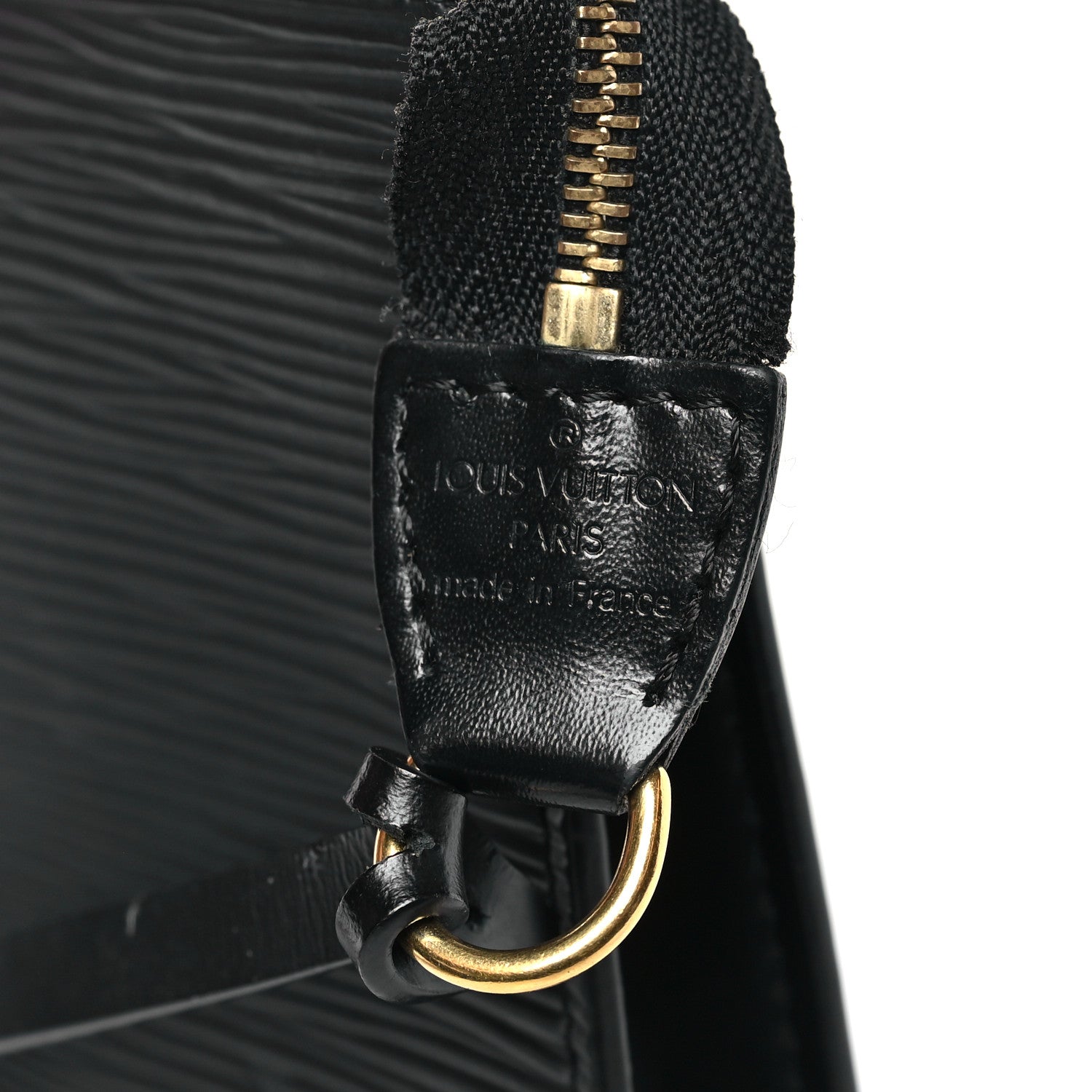 Louis Vuitton Epi Pochette Accessories 21 Black 6 of 9