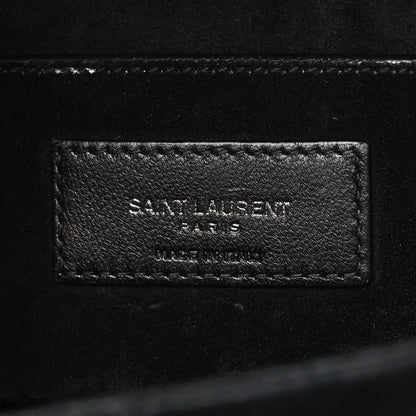 Saint Laurent Calfskin Medium Bellechasse Satchel Black 6 of 20