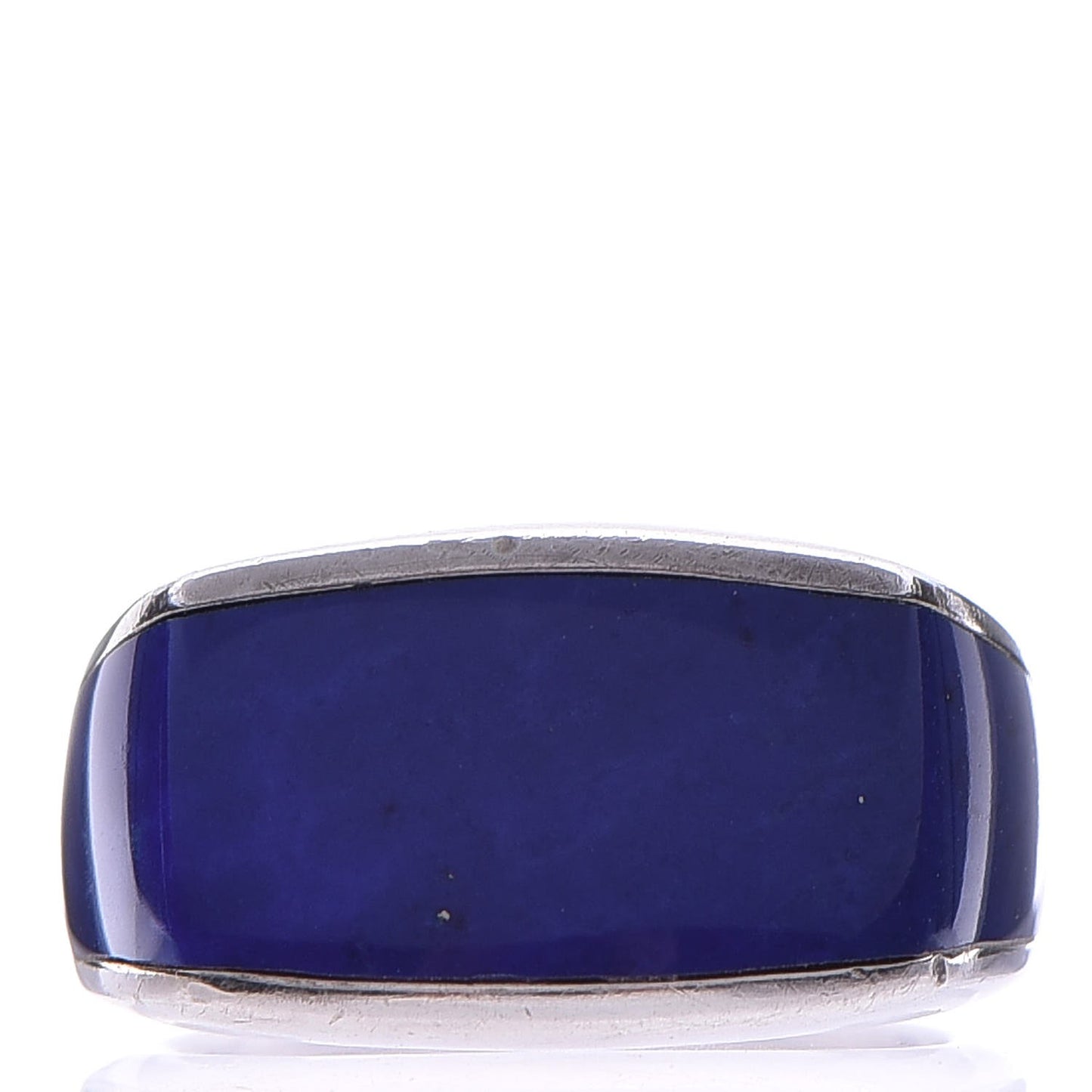 Mens Sterling Silver Lapis Lazuli Ring 59.5 9