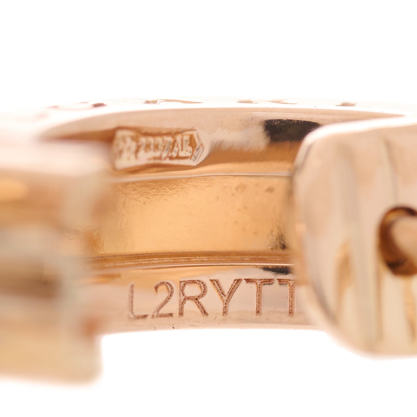 18K Rose Gold Small B.Zero1 Hoop Earrings
