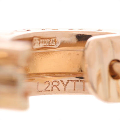 Bulgari 18K Rose Gold Small B.Zero1 Hoop Earrings 4 of 4