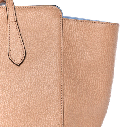 Gucci Dollar Calfskin Small Swing Tote Camelia Mineral Blue 13 of 13