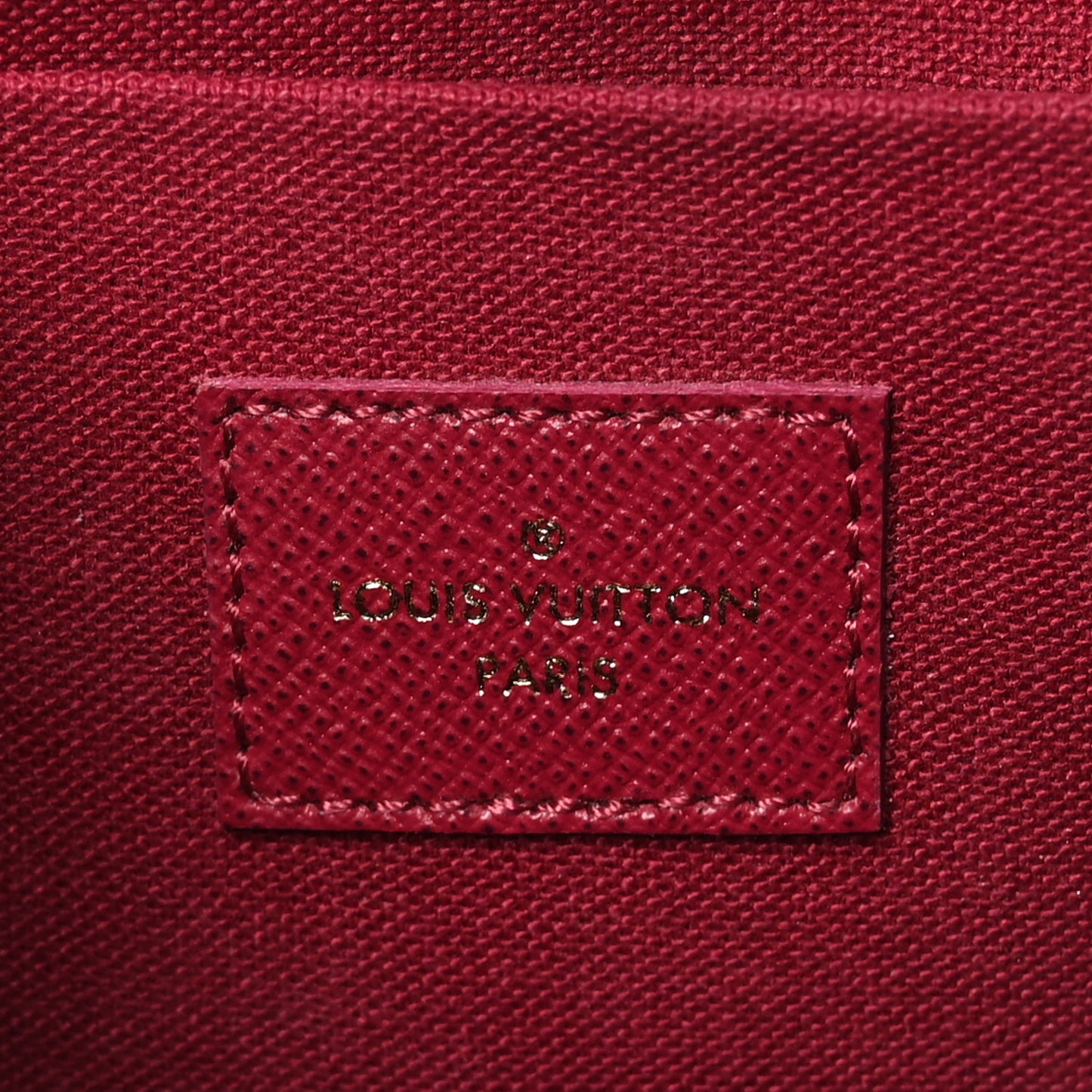 Monogram Pochette Felicie Chain Wallet Fuchsia
