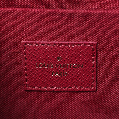 Louis Vuitton Monogram Pochette Felicie Chain Wallet Fuchsia 8 of 14