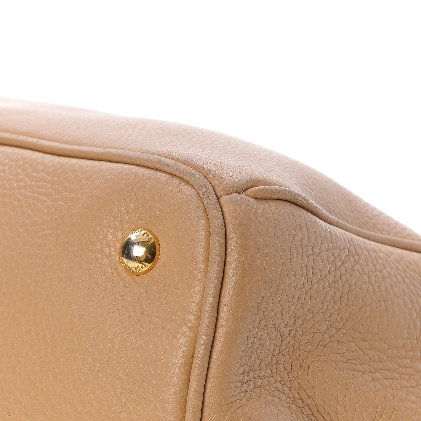 Vitello Daino Shoulder Bag Sughero