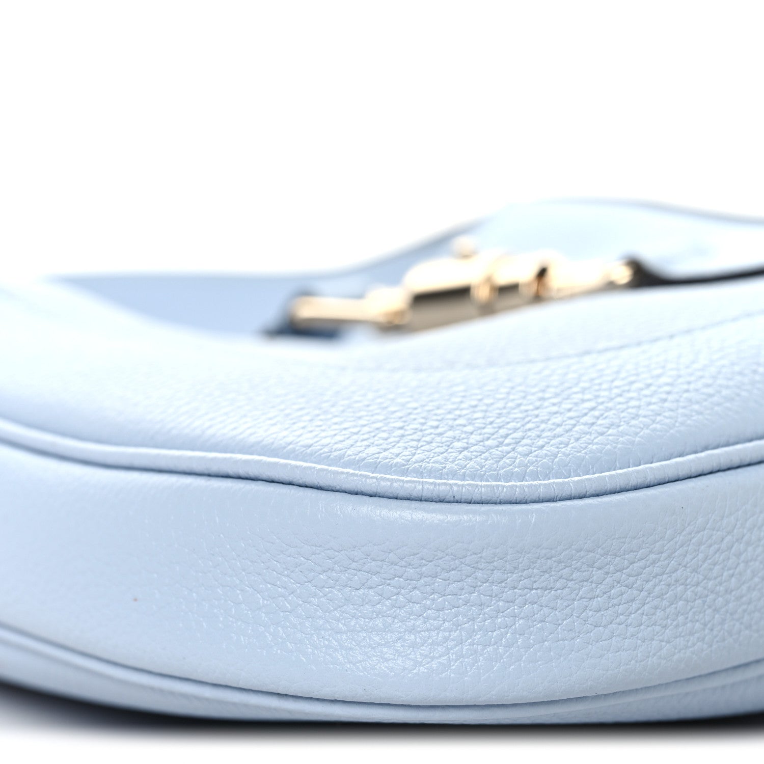 Gucci Grained Calfskin Mini Jackie 1961 Hobo Light Blue 9 of 10