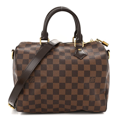 Louis Vuitton Damier Ebene Speedy Bandouliere 25 1 of 19