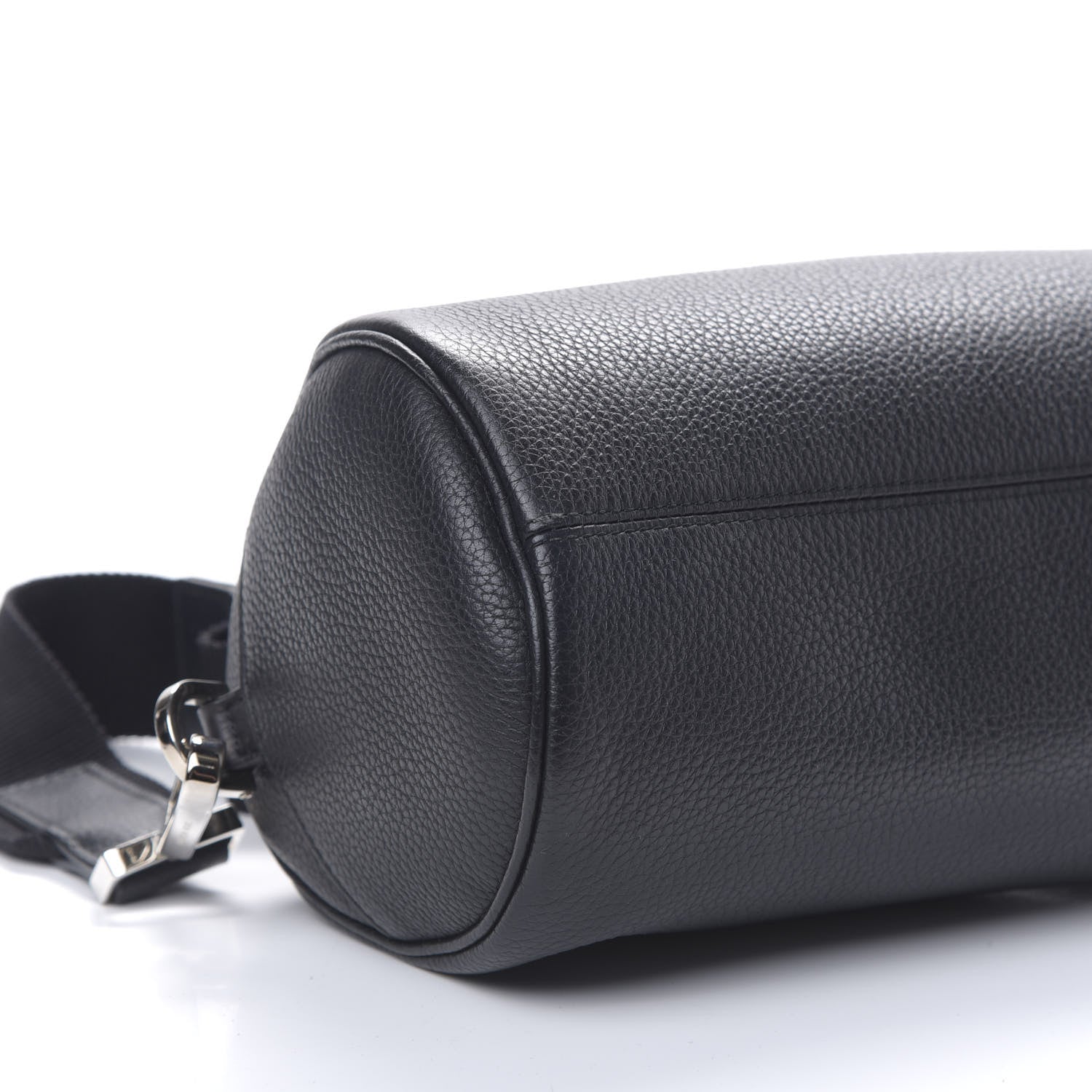 Christian Dior HOMME Grained Calfskin Mens Roller Pouch Black 6 of 8