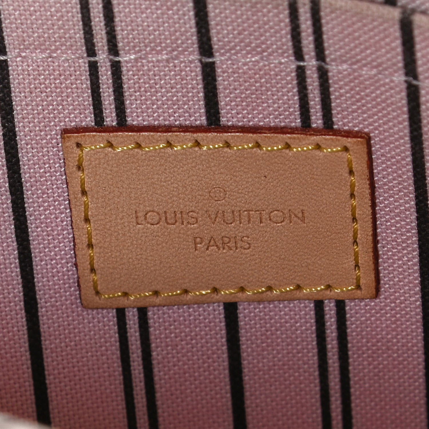 Louis Vuitton Monogram Neverfull MM GM Pochette Rose Ballerine 6 of 11