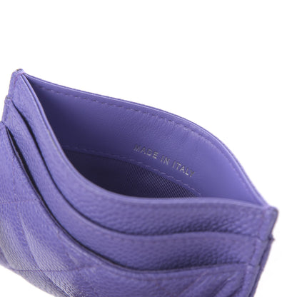 Chanel Caviar Quilted Incognito Card Holder Purple 8 of 11