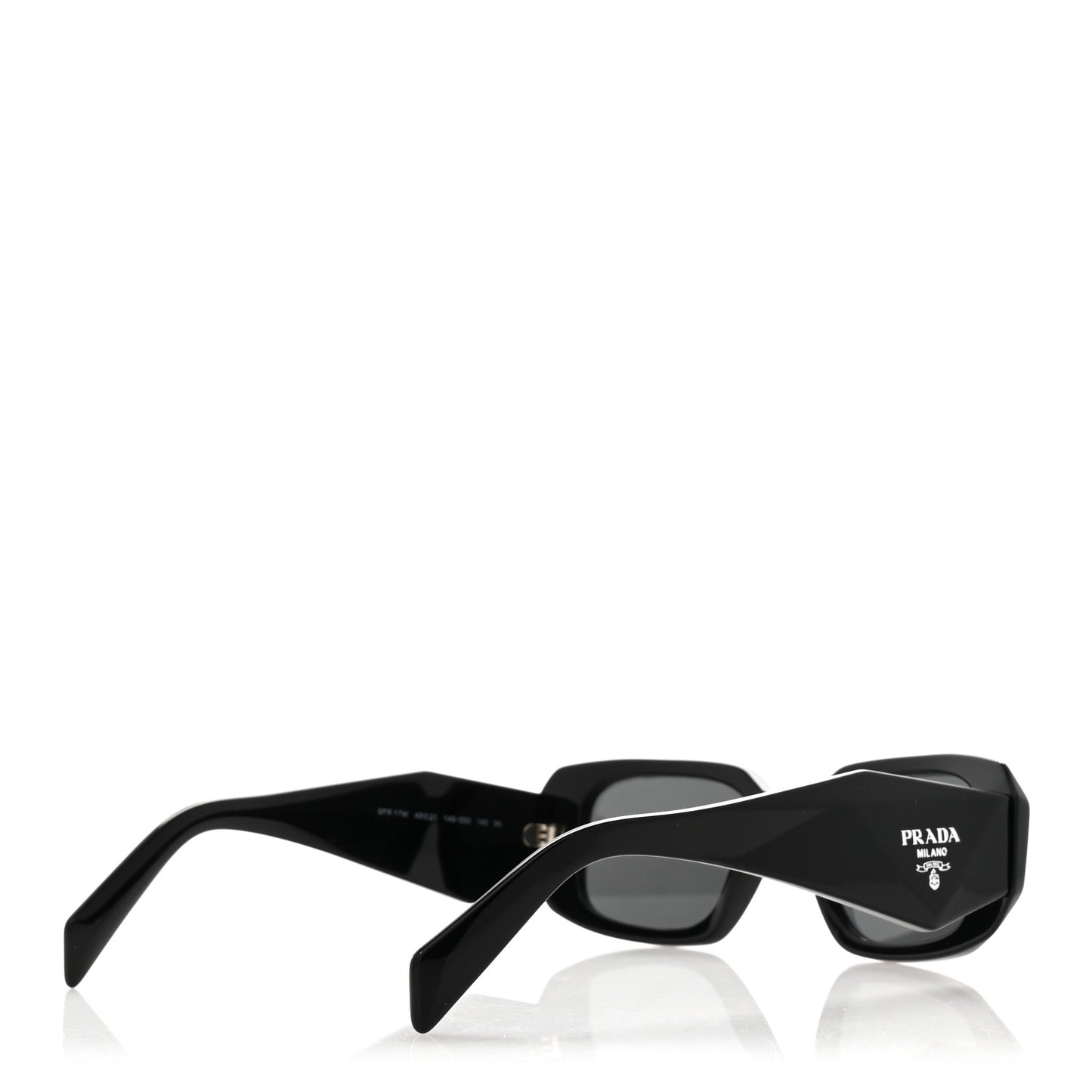 Acetate Symbole Sunglasses SPR 17W Black