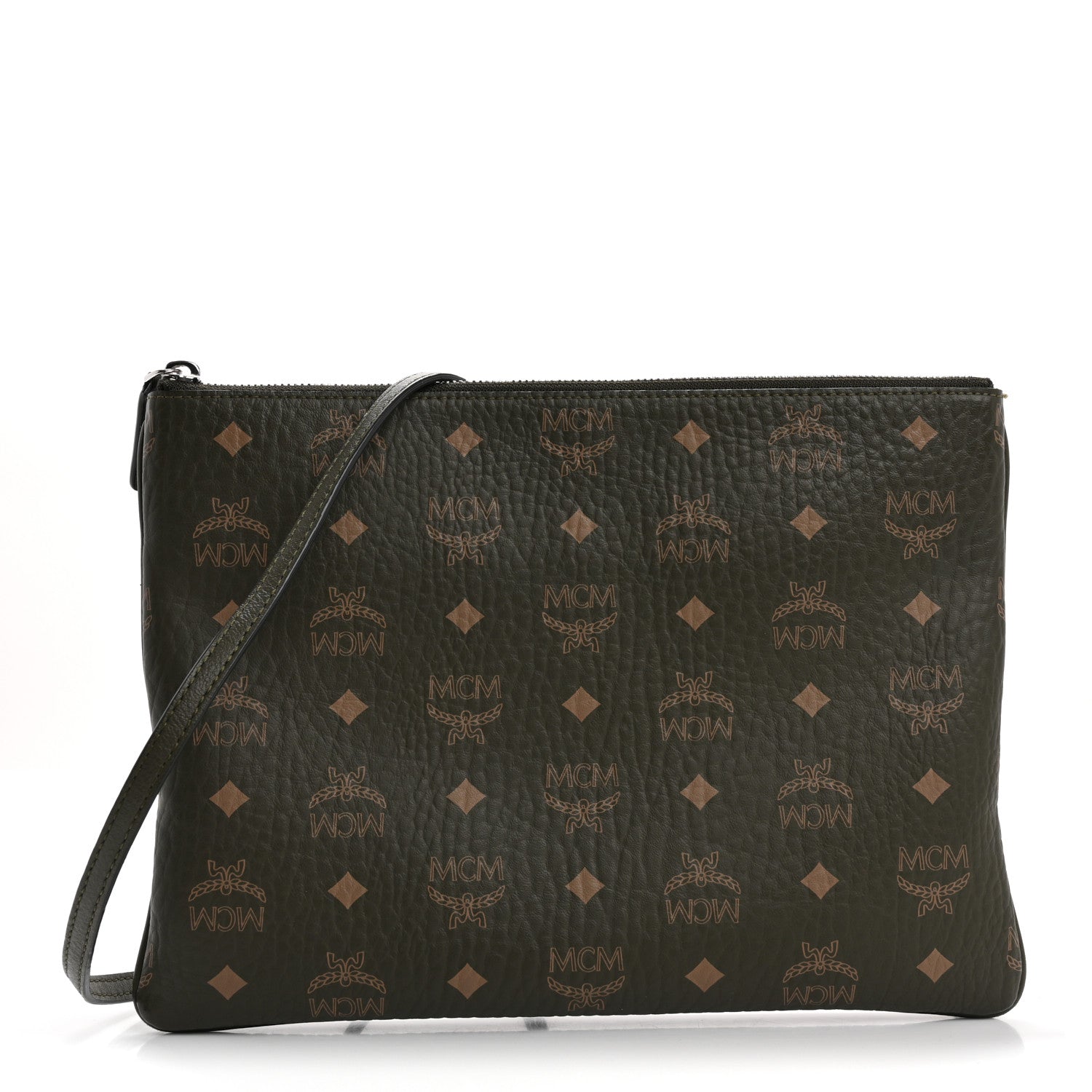 MCM Visetos Medium Crossbody Pouch Sea Turtle 1 of 17