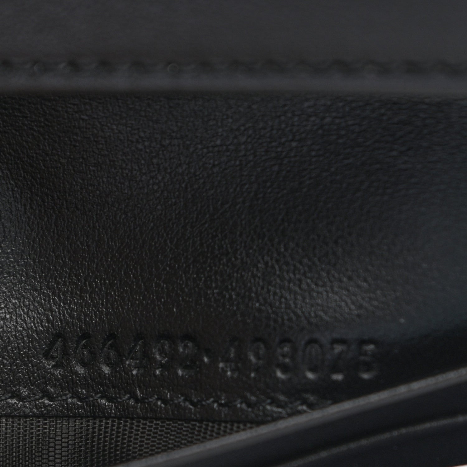 Gucci Calfskin Matelasse GG Marmont Card Case Wallet Black 7 of 8