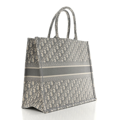 Christian Dior Oblique Large Book Tote Grey 3 of 12