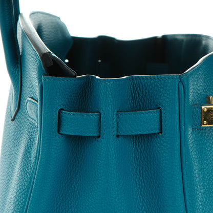 Hermes Taurillon Clemence Birkin 30 Cobalt 20 of 26