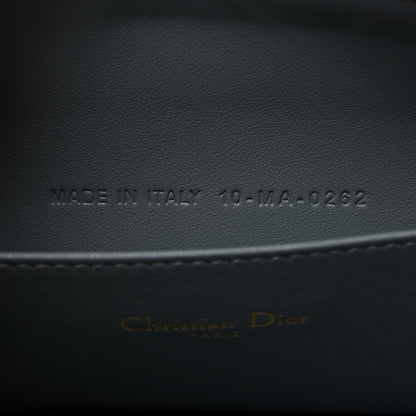 Christian Dior Supple Calfskin Cannage Large Caro Daily Pouch Cloud Blue 7 of 7