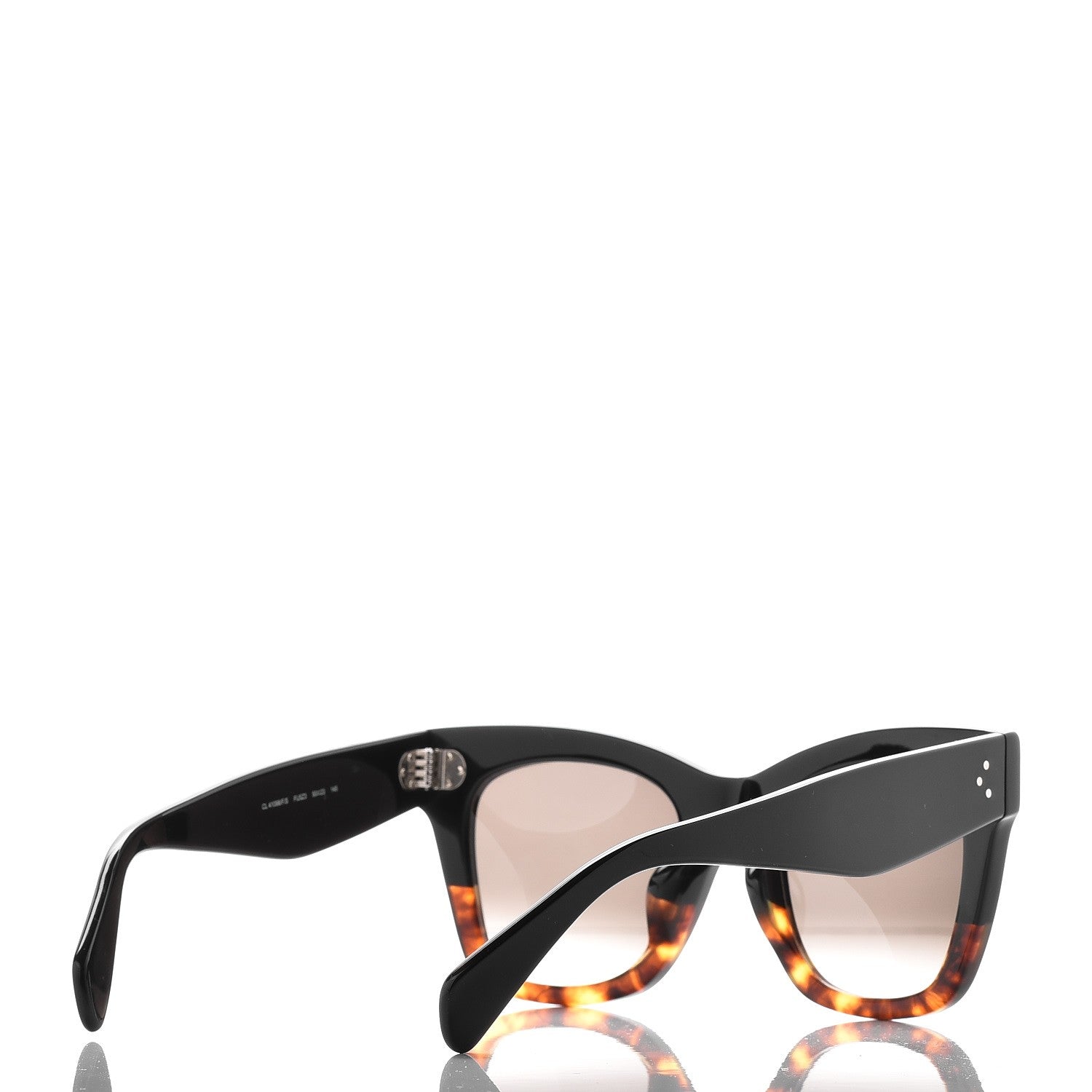 Celine Catherine Sunglasses CL 41098/F/S Black Havana 4 of 8
