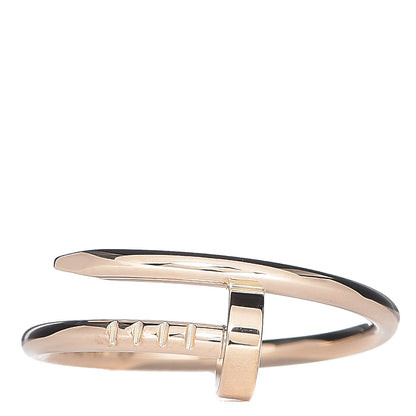 Cartier 18K Yellow Gold Small Juste Un Clou Ring 53 6.25 1 of 5