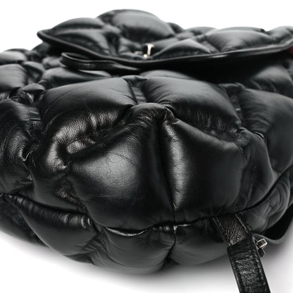 Chanel Calfskin Quilted Chesterfield Backpack Black 9 of 10