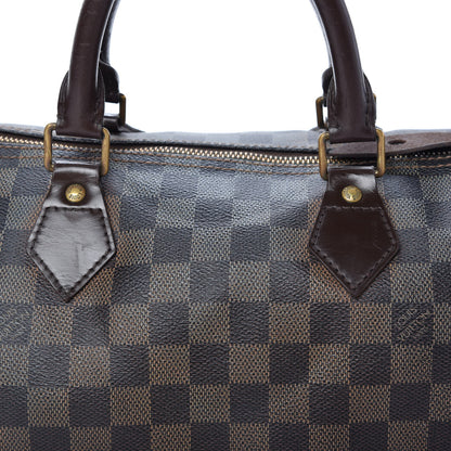Louis Vuitton Damier Ebene Speedy 30 10 of 12