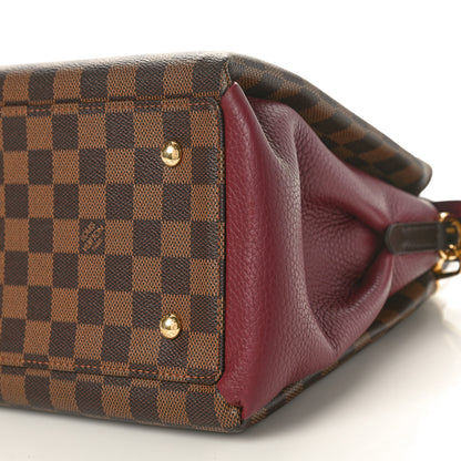 Louis Vuitton Cuir Taurillon Damier Ebene Normandy Bordeaux 9 of 9