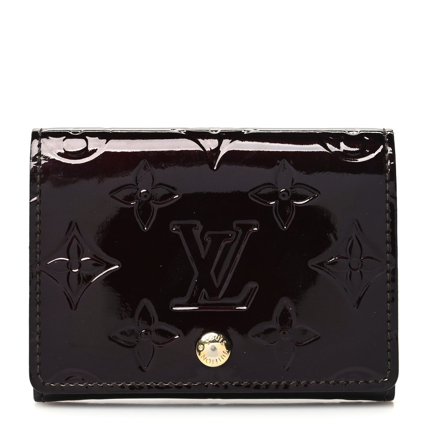 Vernis Business Card Holder Amarante