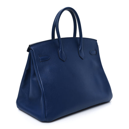Hermes Epsom Birkin 35 Bleu Saphir 3 of 11