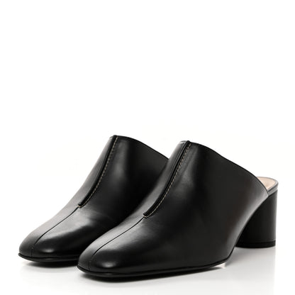 Hermes Nappa Detail Mules 40 Black 3 of 9